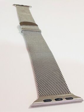 Silver Milanese Loop Mesh Metal Watch Band for Apple Watch Series 7